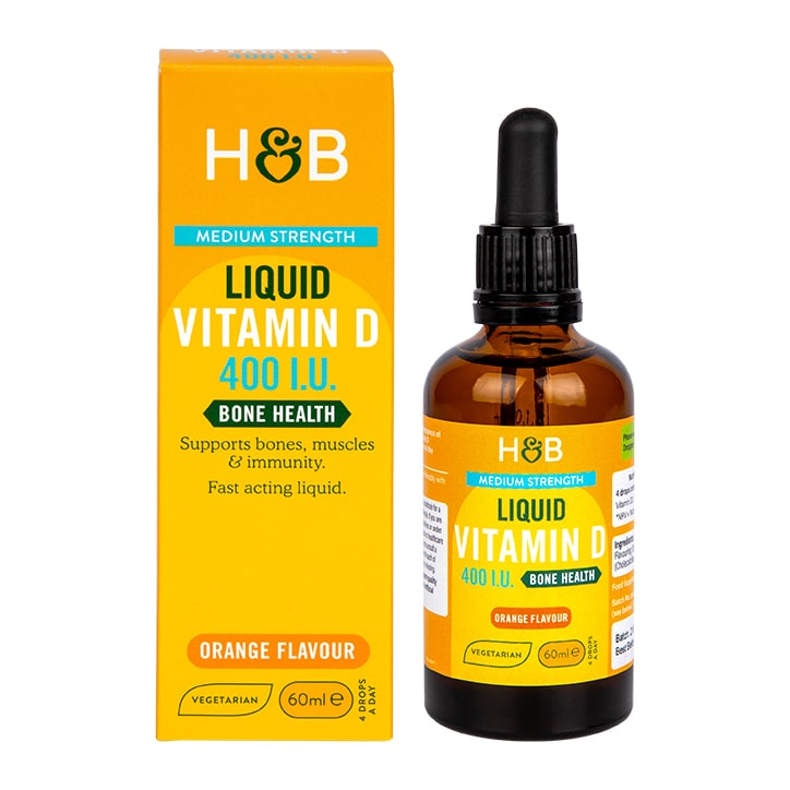 Holland & Barrett Vitamin D 400 I.U. 10ug Liquid 60ml