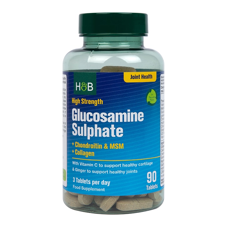 Holland & Barrett High Strength Glucosamine & Chondroitin Complex 90 Tablets