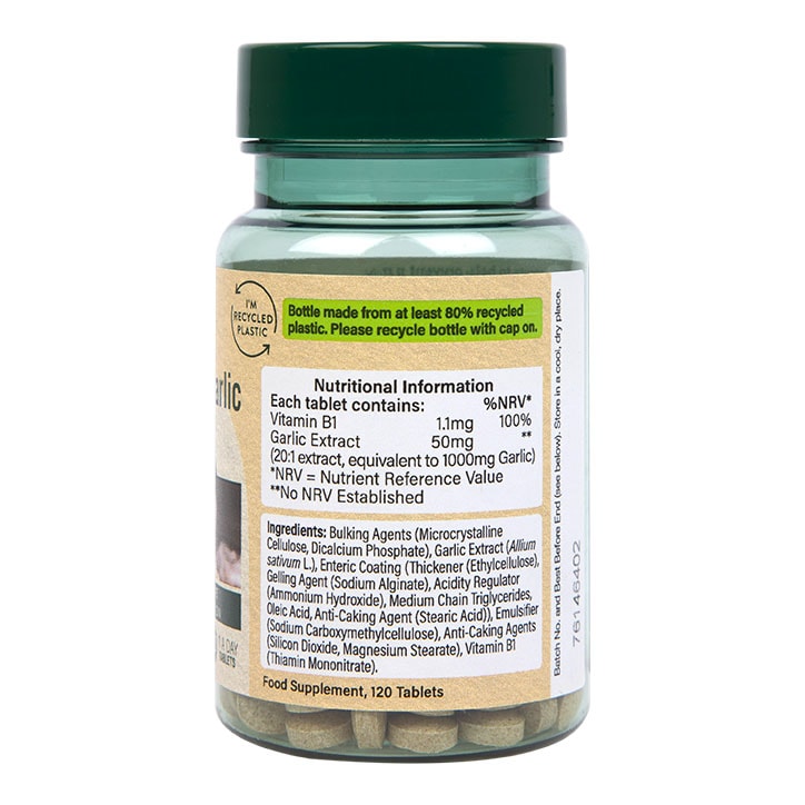 Holland & Barrett Enteric Coated Odourless Garlic 1000mg 120 Tablets