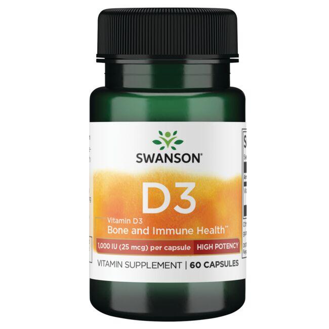 Swanson Premium - Vitamin D3 - High Potency 60S