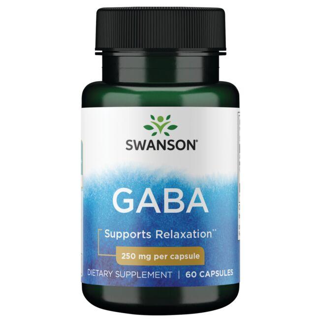 Swanson Premium - GABA 250 mg 60 Caps