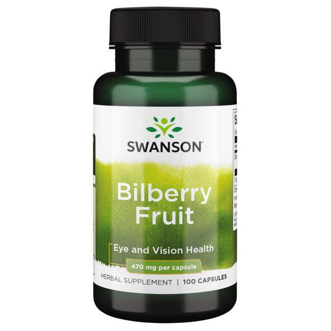 Swanson Premium - Bilberry Fruit 470 mg 100 Caps