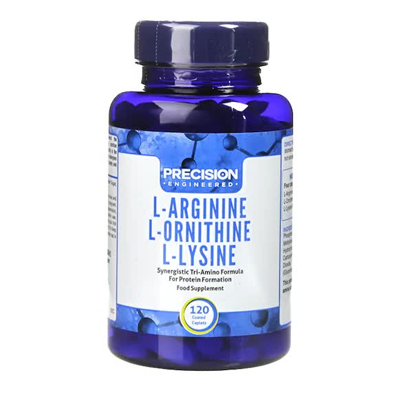 Precision Engineered L-arginine L-ornithine L-lysine 120 Tablets