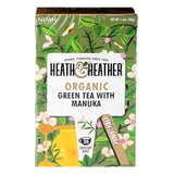 Heath & Heather Organic Green Tea with Manuka 20 Tea Bags