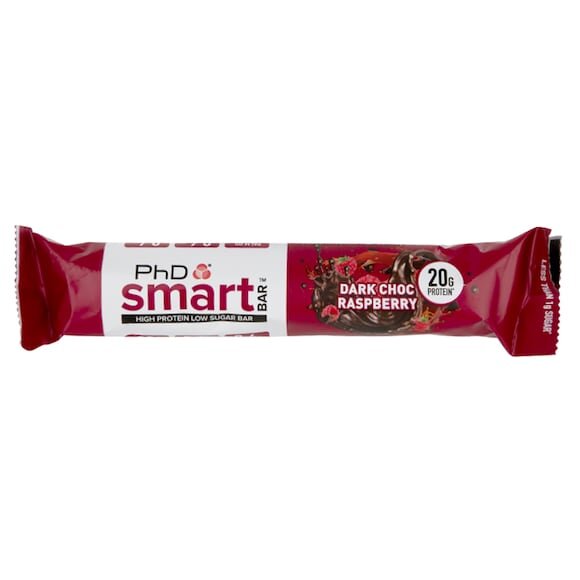 PhD Smart Bar Dark Chocolate & Raspberry 64g