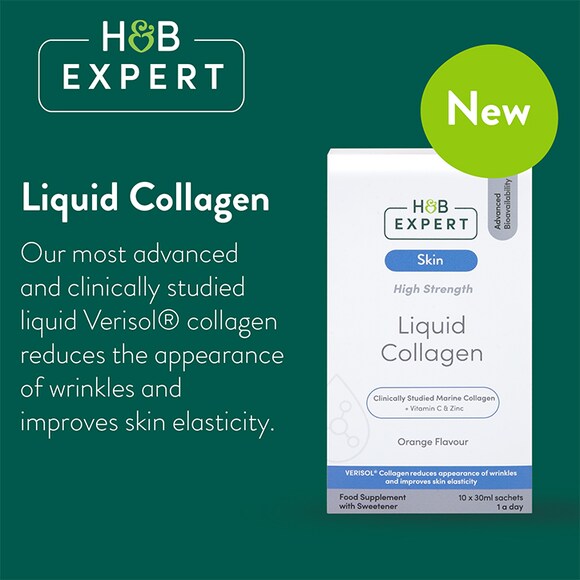 H&B Expert Marine Collagen Orange Liquid 10 Sachets