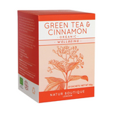 Natur Boutique London Organic Green Tea Cinnamon 20 Sachets