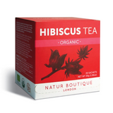Natur Boutique London Organic Hibiscus Tea 20 Sachets