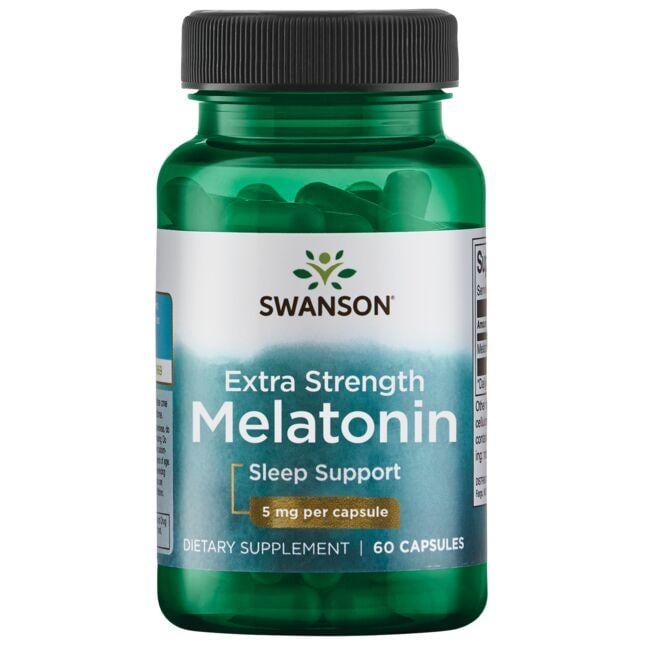 Swanson Premium Extra Strength Melatonin 60 Softgels
