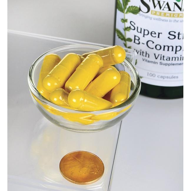 Swanson Super Stress B Complex With Vitamin C 100 Caps